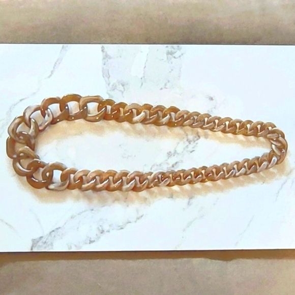 Chunky Tortoise Link 24" Resin Necklace - Picture 7 of 7